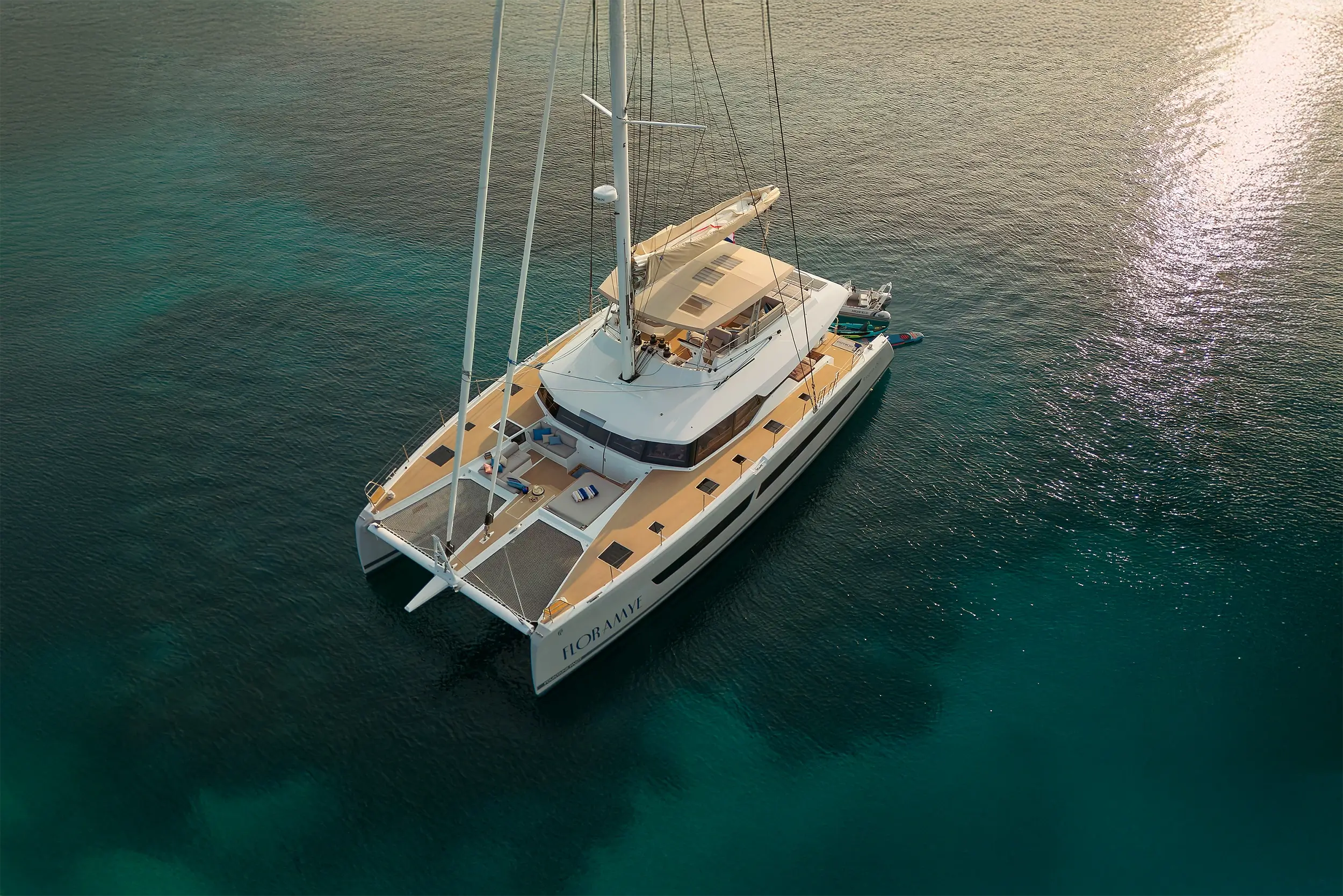 Sailing yacht in Croatia